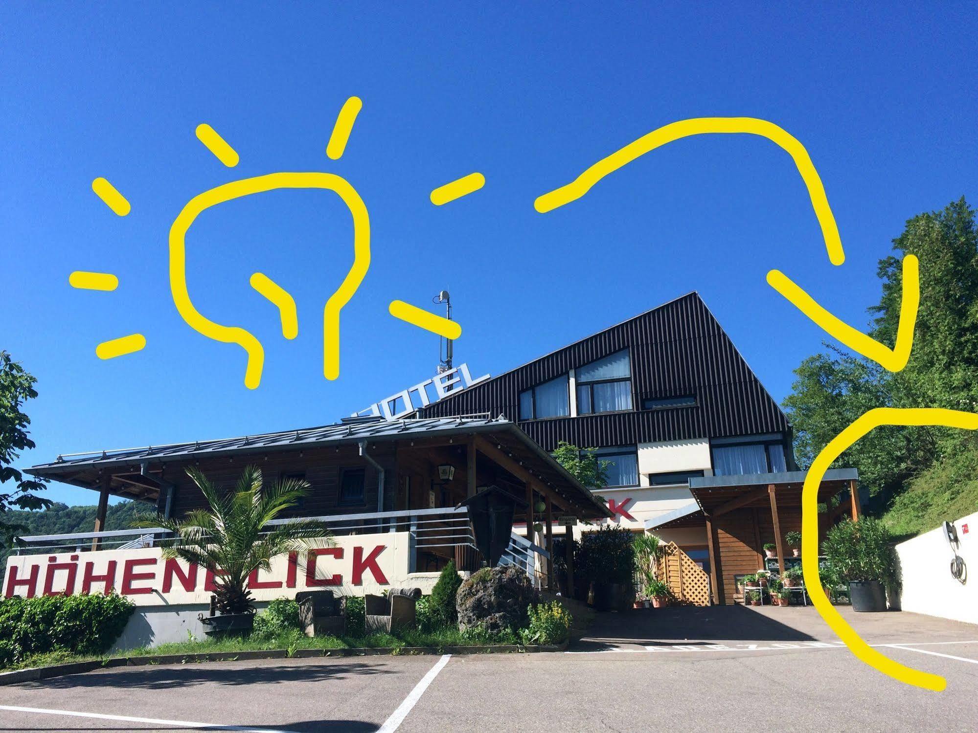 Akzent Hotel Hoehenblick Muehlhausen im Taele Bagian luar foto