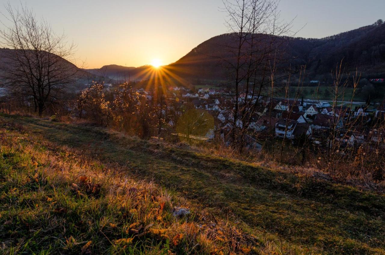 Akzent Hotel Hoehenblick Muehlhausen im Taele Bagian luar foto